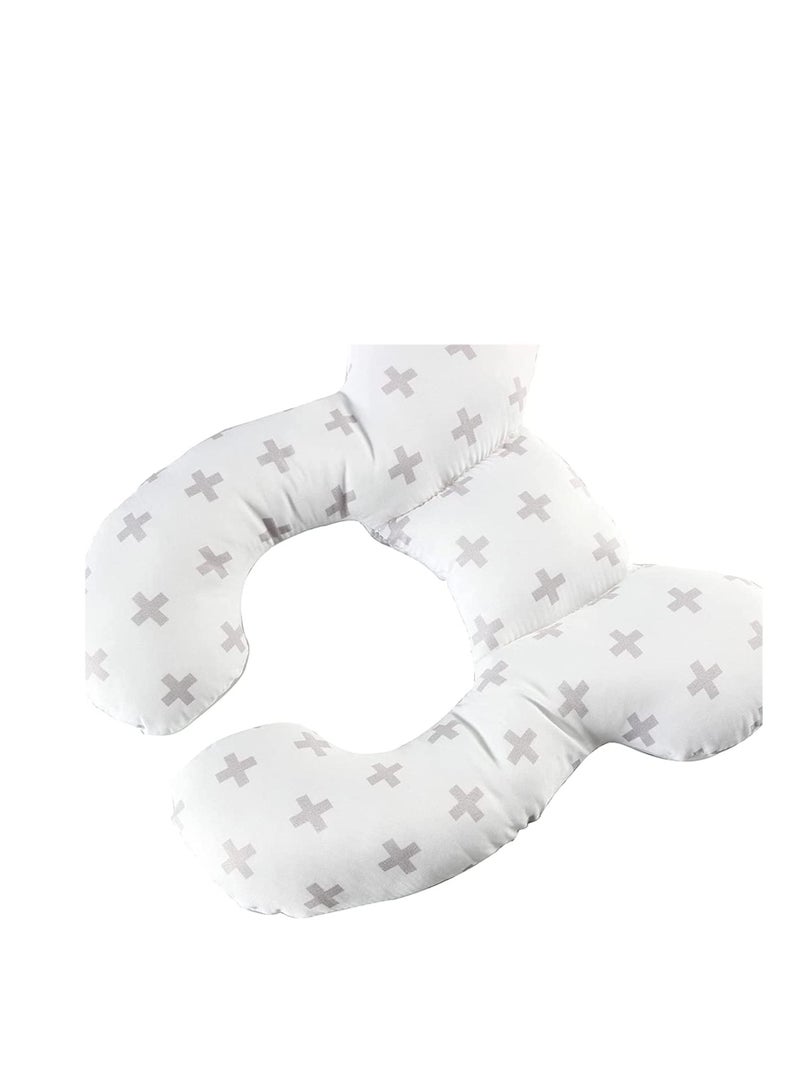 SYOSI Baby Travel Pillow Neck Pillow for Head and Neck Support Pillow for Pushchair, Sleeping Rest Cushion Car Seat, Luxury Compact & Lightweight Travel - Image 4