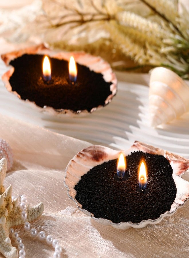 MTLEE Candle Sand 3.3 lb DIY Pearled Candle Making Kit Included 20 Pcs Wicks and Refillable Beaded Wax Sand Beaded Wax Gift with Wicks Self Extinguish for Home Wedding Party Women(Black) - Image 2