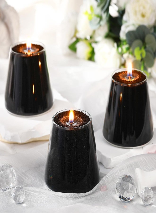 MTLEE Candle Sand 3.3 lb DIY Pearled Candle Making Kit Included 20 Pcs Wicks and Refillable Beaded Wax Sand Beaded Wax Gift with Wicks Self Extinguish for Home Wedding Party Women(Black) - Image 4