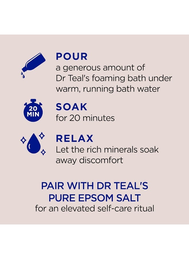 Dr Teal's حمام فوم د. تيل بزيت جوز الهند، 1000 مل - Image 4