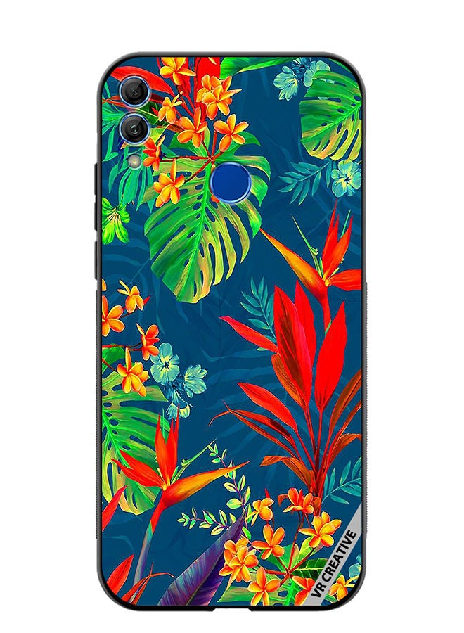 Protective Case Cover For Honor 10 Lite Flower Design Multicolour