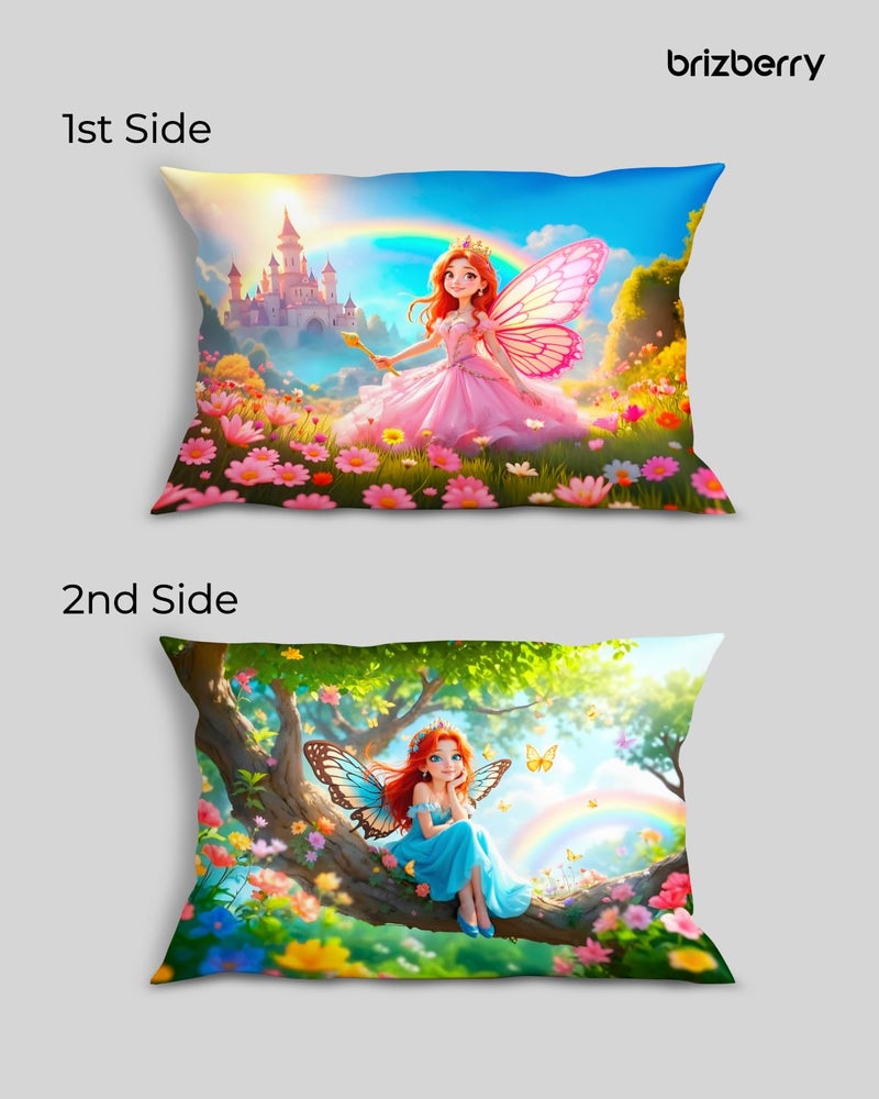 Brizberry ® Kids Pillow Cushion with Super Soft Fabric | Animal & Cartoon Prints | 12x18 inches (Design 30) - Image 2