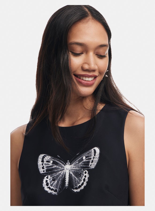 DESIGUAL Butterfly Mini Dress  - Image 2
