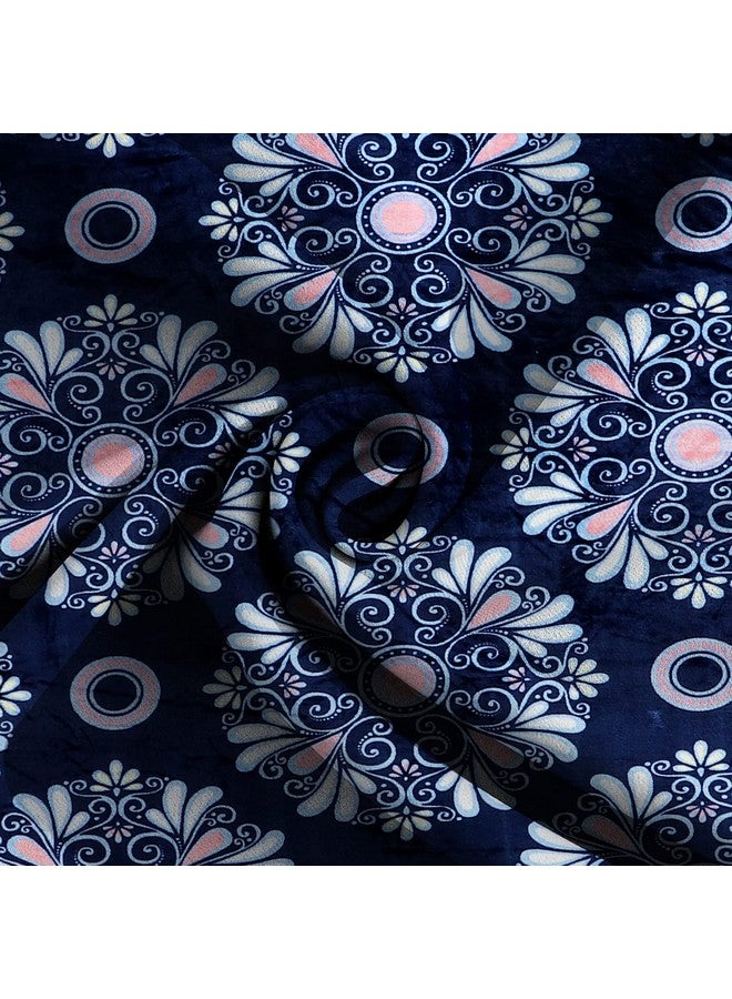 RD TREND 190 GSM Flannel Warm Elastic Fitted bedsheets for Winter King Size(78X72X8 Inch) with 2 Pillow Covers Size 18x28 Inches,(Teal Blue) - Image 2