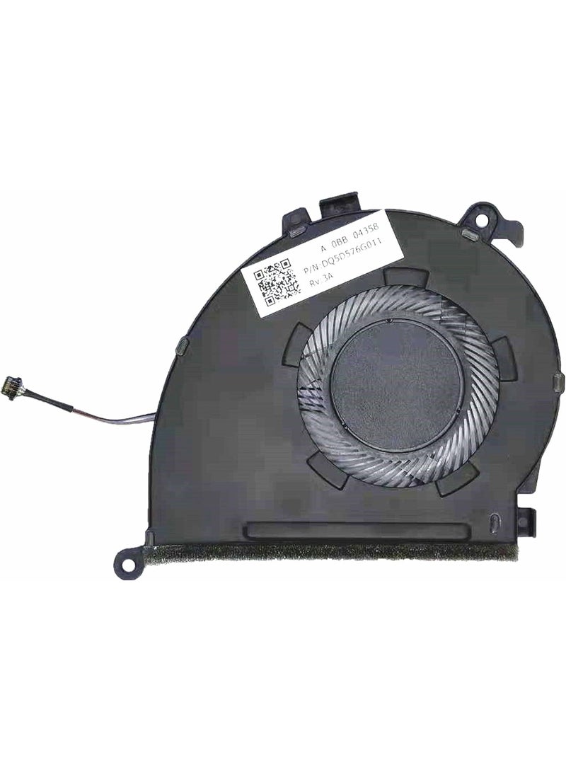 مروحة تبريد جديدة بديلة لوحدة المعالجة المركزية لأجهزة الكمبيوتر المحمولة Lenovo ThinkBook 15-IIL و 15-IML و ThinkBook 14-IIL و 14-IML و 6-15IIL و E4-IIL و E5 و K4e و -IML من سلسلة FM23 DQ5D576G011، تعمل بجهد 5 فولت تيار مستمر وتيار 0.5 أمبير، ذات 4 دبابيس. - Image 3