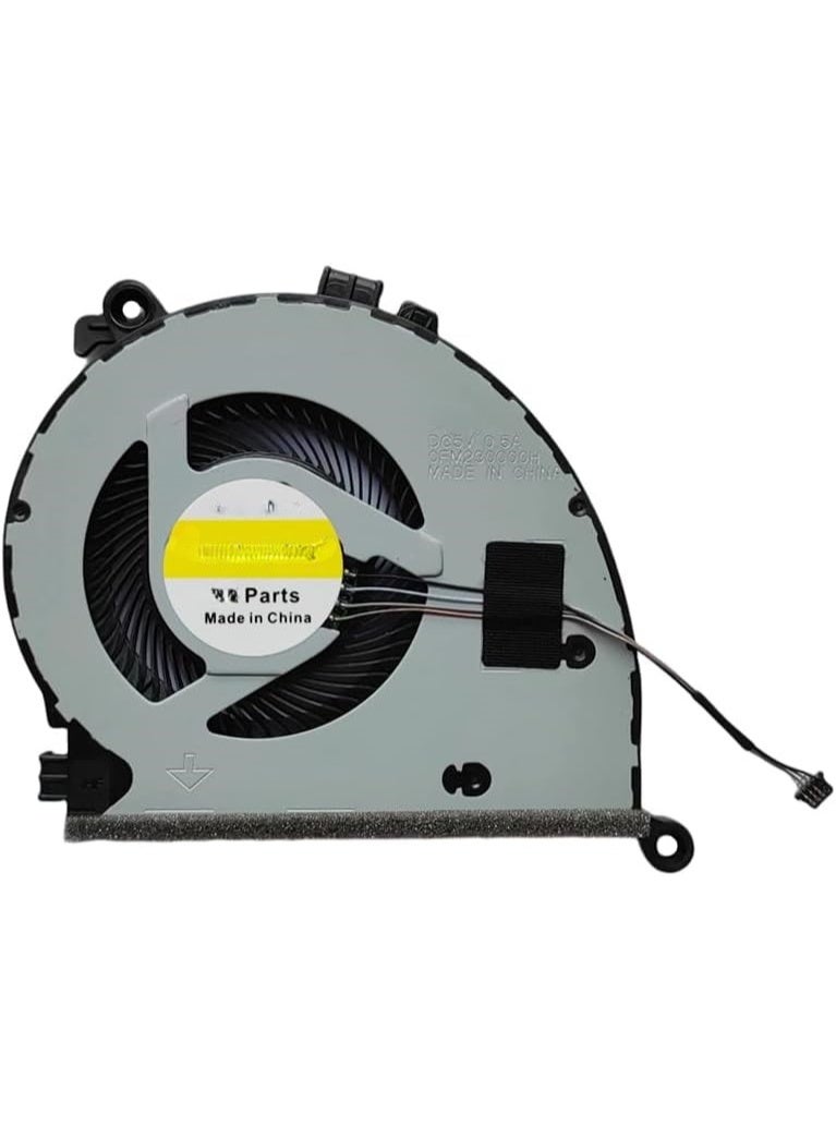 مروحة تبريد جديدة بديلة لوحدة المعالجة المركزية لأجهزة الكمبيوتر المحمولة Lenovo ThinkBook 15-IIL و 15-IML و ThinkBook 14-IIL و 14-IML و 6-15IIL و E4-IIL و E5 و K4e و -IML من سلسلة FM23 DQ5D576G011، تعمل بجهد 5 فولت تيار مستمر وتيار 0.5 أمبير، ذات 4 دبابيس. - Image 2