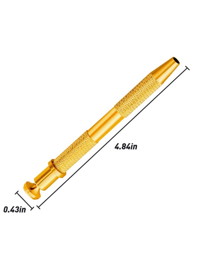 JZS 2 PCS IC Chip Pick up Tool with Stainless Steel 4 prong Grabber Tool for Small Parts, Electronic Components Catch, Manicure Cotton Ball Claw, Hex Nuts Screws, Gold - Image 3