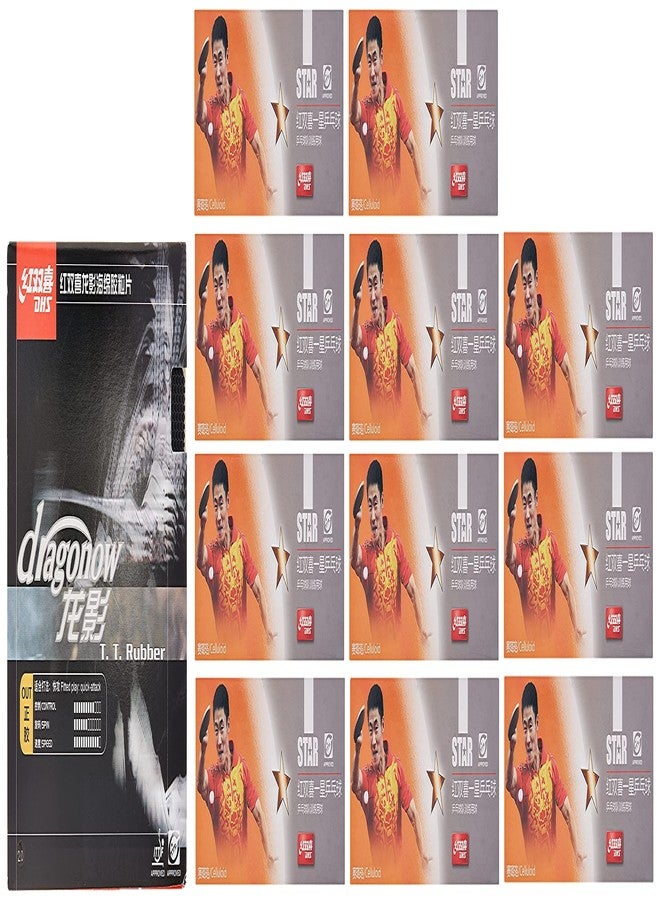 DHS TT Rubber DN DHS with TT Ball DHS 40MM 1 Star Orange (110 Pcs Box) - Image 3