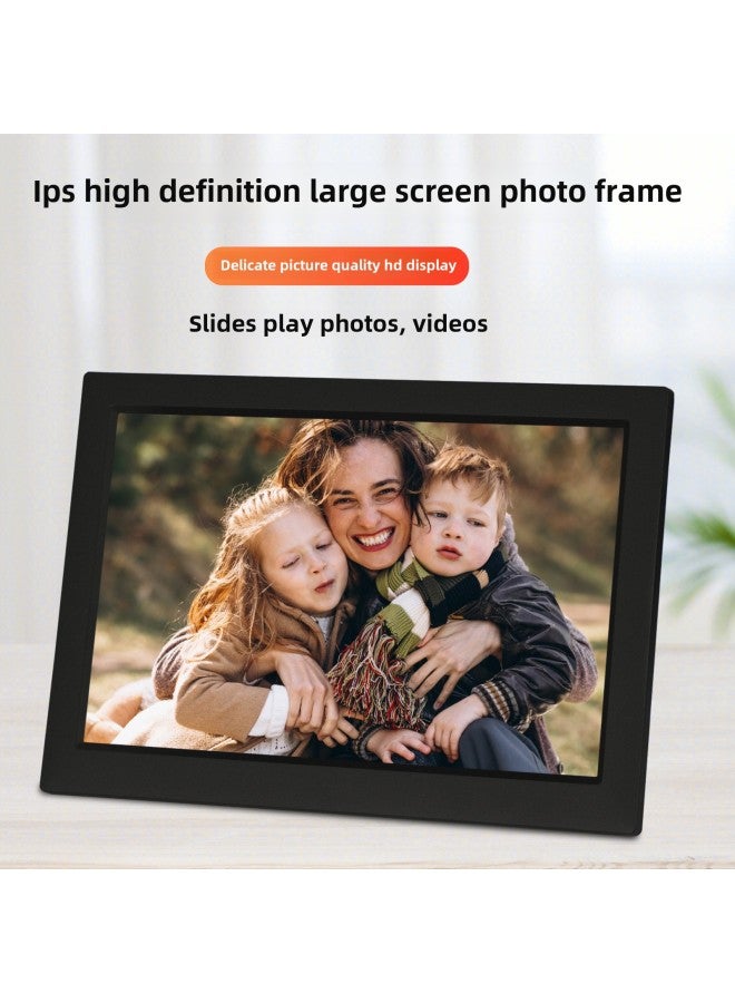10.1 Inch Electronic Photo Album WiFi Cloud Photo Frame Remote Transmission Video Smart Touch Screen Digital Photo Frame-Color:On Behalf - 10inch (wifi Touch) White - Image 2