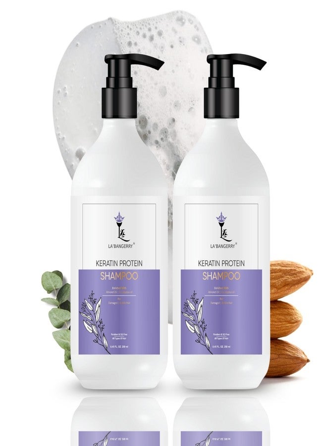 LA'BANGERRY LA’BANGERRY Keratin Protein Shampoo | Anti-Frizz, Smoothening & Shine Restoring Formula | Strengthens & Repairs Damaged Hair for Men & Women (500ml) - Image 1