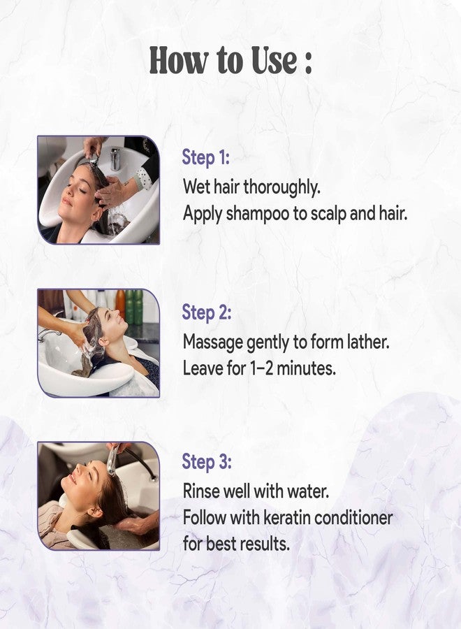 LA'BANGERRY LA’BANGERRY Keratin Protein Shampoo | Anti-Frizz, Smoothening & Shine Restoring Formula | Strengthens & Repairs Damaged Hair for Men & Women (500ml) - Image 4