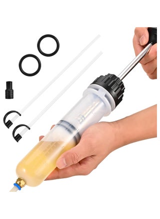200CC Automotive Fluid Extractor Pump, Premium Manual Extraction & Fill Pump with 2 Hoses, Oil Syringe with Powerful Suction, Fluid Oil Change Evacuator - pzsku/Z2CFC93F43E4CA6B6A511Z/45/1745047826/5593b4d6-fd8a-462d-89d0-77b6a52c15b4