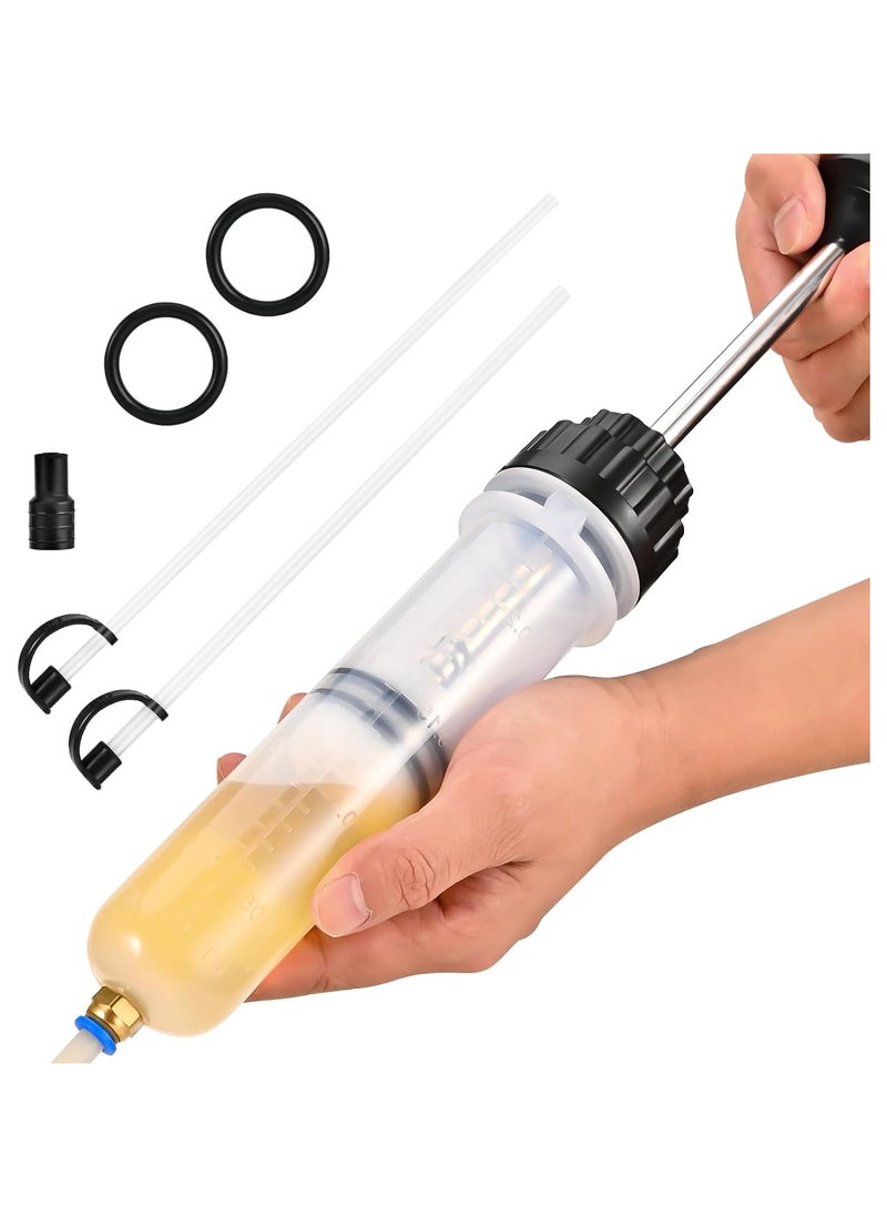 Generic 200CC Automotive Fluid Extractor Pump, Premium Manual Extraction & Fill Pump with 2 Hoses, Oil Syringe with Powerful Suction, Fluid Oil Change Evacuator  - Image 1
