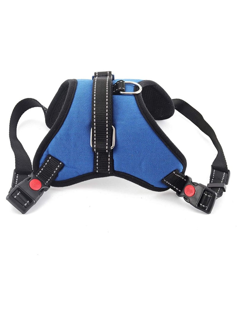 سترة مع وسادة عاكسة ، قابل للتعديل مقبض , مناسبة لأنّ كلب يرتدي ( الأزرق XL ) - Image 2