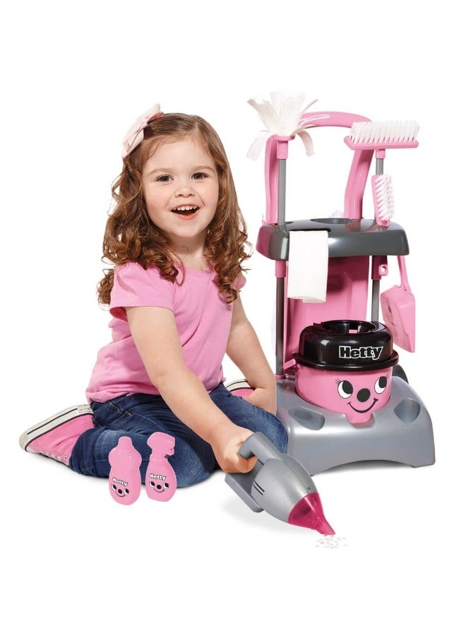 CASDON مجموعة عربة التنظيف هتي ديلوكس (وردي) - Image 4