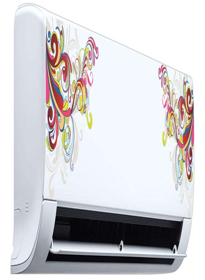 Decopix 'ac Sticker Fridge Sticker Wall Sticker Split Ac Stickers Air Conditioner Sticker - Standard Size (Fit for All Models/Sizes/Brands) (Vinyl, Multicolor)' - Sm6019 - Image 2