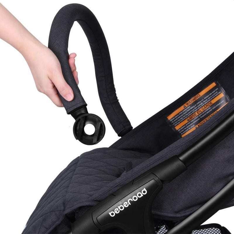Beberoad Love R2 Stroller Bumper Bar Black - Image 3