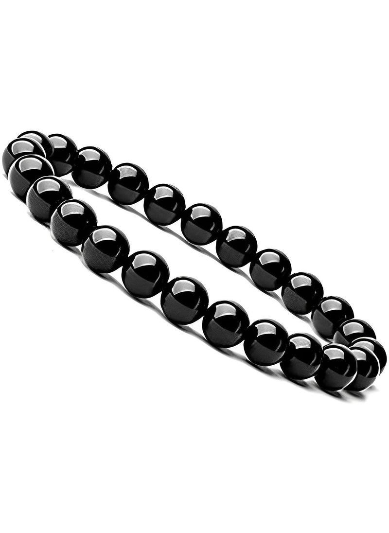 Generic - Onyx Natural Black Agate Bracelets - Image 1