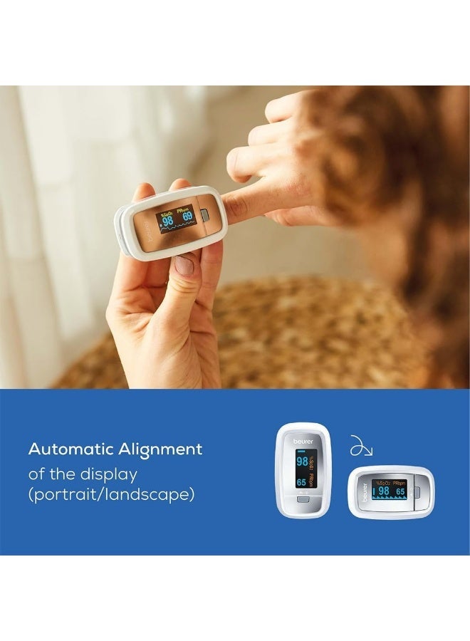 Beurer pulse oximeter with heart rate monitor - po30 - Image 3