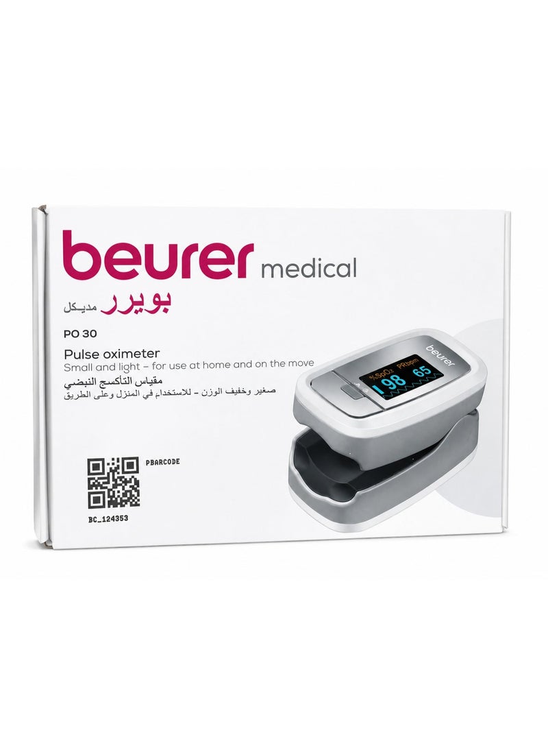 Beurer pulse oximeter with heart rate monitor - po30 - Image 1