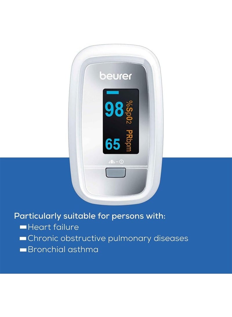 Beurer pulse oximeter with heart rate monitor - po30 - Image 4