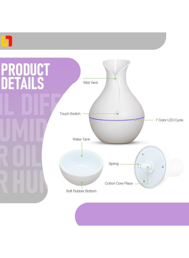 Humidifying And Air Freshening Diffuser - 7 Colors