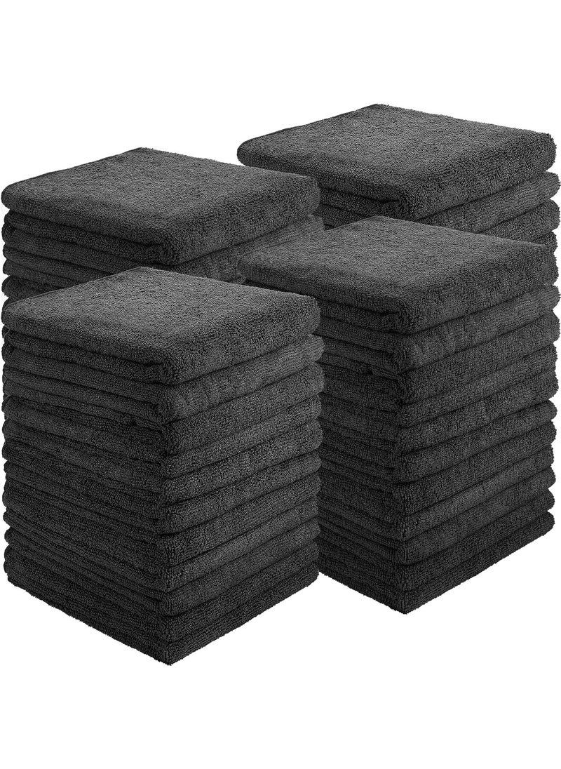 Panelee - 36 Packs of Bleach Proof Towels Microfiber Absorbent Salon Towels Bleach Resistant Salon Hand Towels for Gym, Bath, Spa, Shaving, Shampoo, Home Hair Drying, 16 x 28 Inches (Black) - Image 1