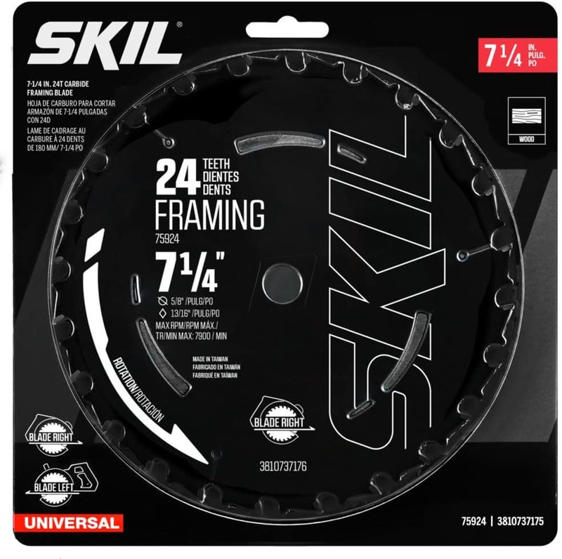 SKIL 75924 7-1/4" 24-Tooth Circular Saw Blade - Image 2