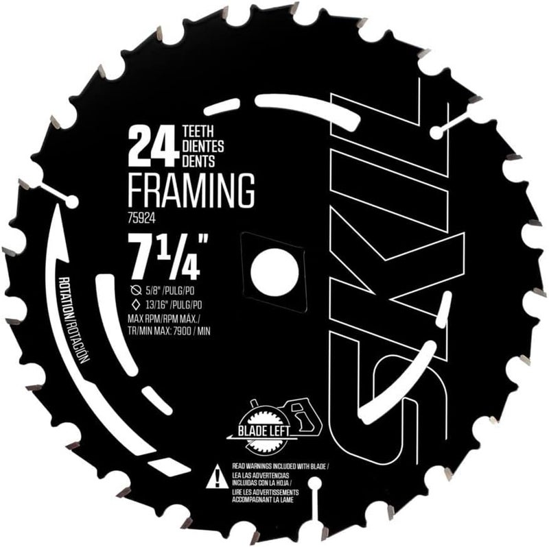 SKIL 75924 7-1/4" 24-Tooth Circular Saw Blade - Image 1