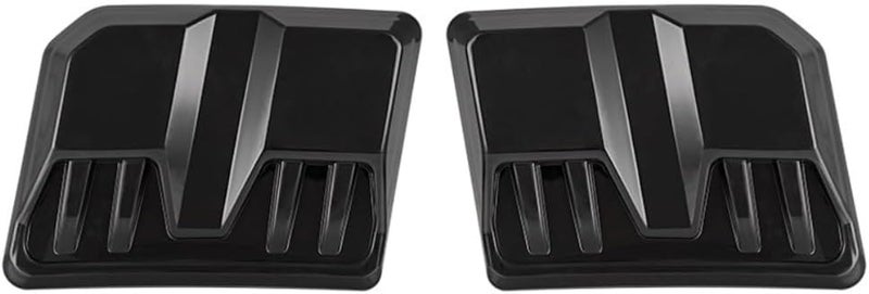 2 Pcs Car Engine Hood Vents Covers for 2015-2022 Chevy Colorado, Front Air Flow Intake Stylish Exterior Decoration Trim Vehicle Accessories,Carbon Fiber Pattern - Image 3
