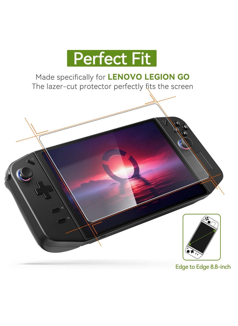 SYOSI Screen Protector Tempered Glass, Fit for Lenovo Legion Go Gaming Handheld 8.8 inch 2023, Transparent HD Clear Anti-Scratch Screen Protector for Lenovo Legion Go Gaming Handheld (2 Pack)  - Image 2