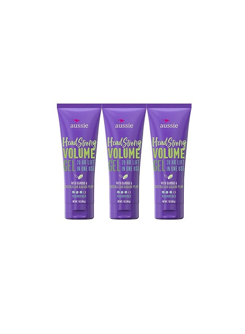 Aussie Hair Gel 7 fl oz, Triple Pack