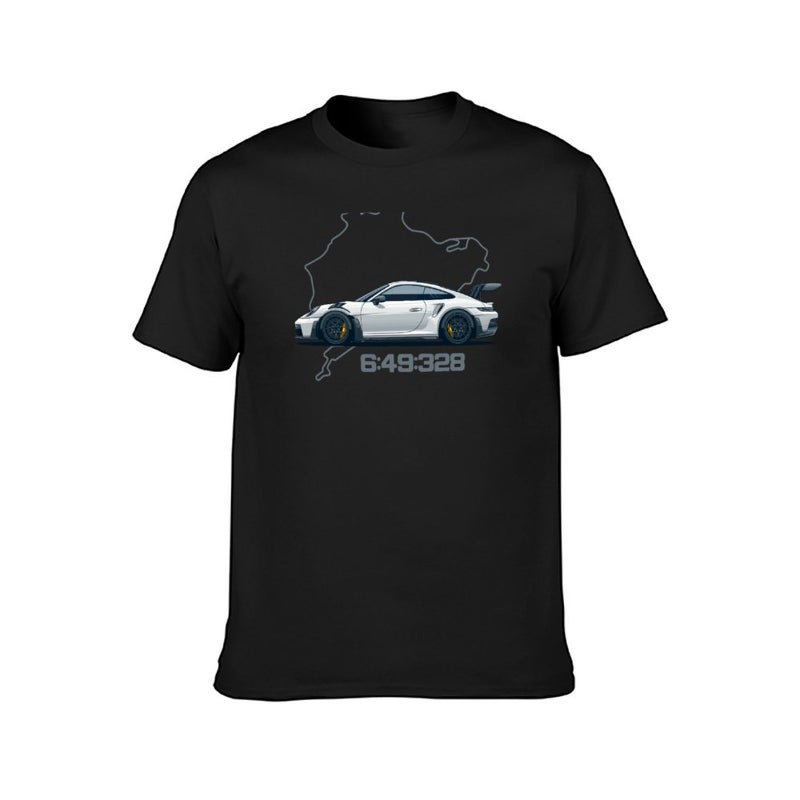 تي شيرت 992 Gt3 Rs نوردرشليف عادي بطباعة حيوانات للأولاد - Image 3