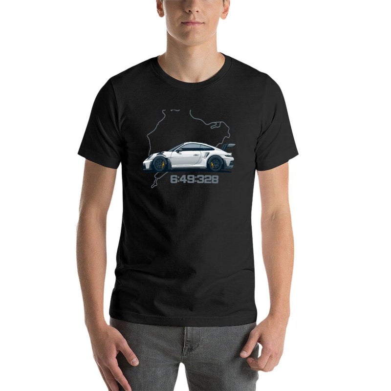 تي شيرت 992 Gt3 Rs نوردرشليف عادي بطباعة حيوانات للأولاد - Image 5