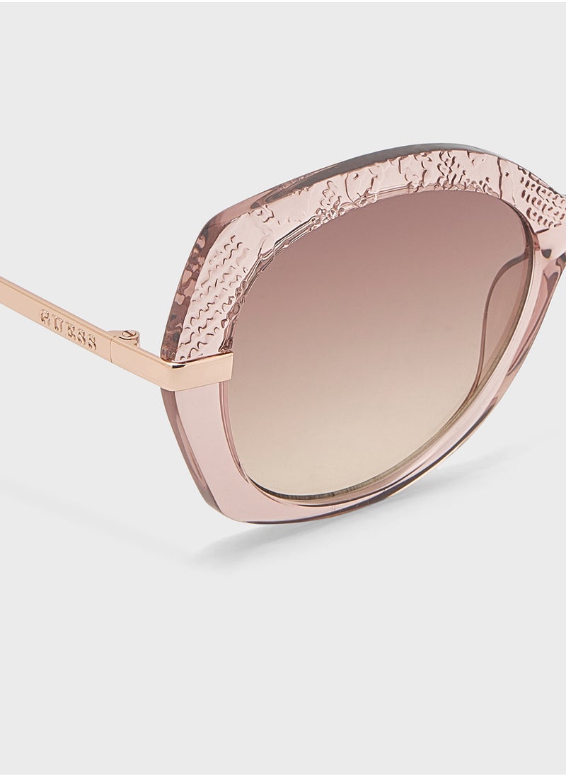GUESS Gu0021557F55 Cat Eyesunglasses  - Image 4