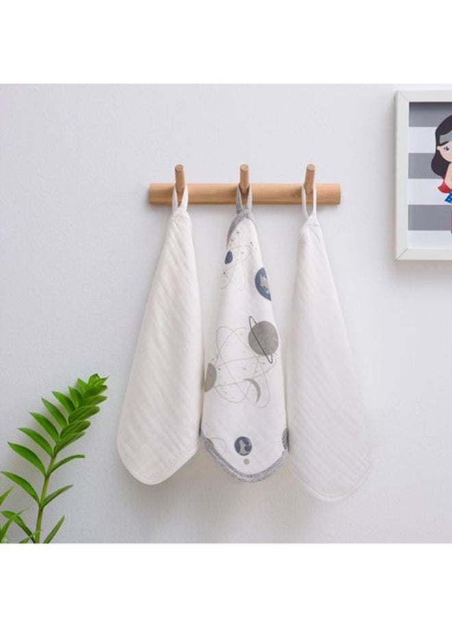 Anvi Baby Organic Bamboo Face Cloth Set of 3  Dreamy Space  - Image 3