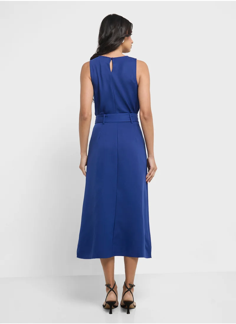 ايلا Sleeveless Top & Skirt Set
