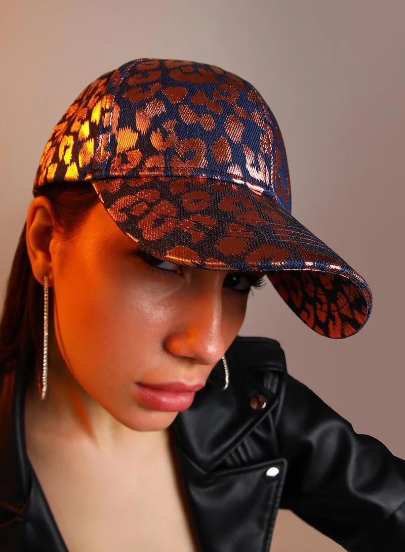 صوص هاوت كاب بيسبول معدني بطبعة الفهد