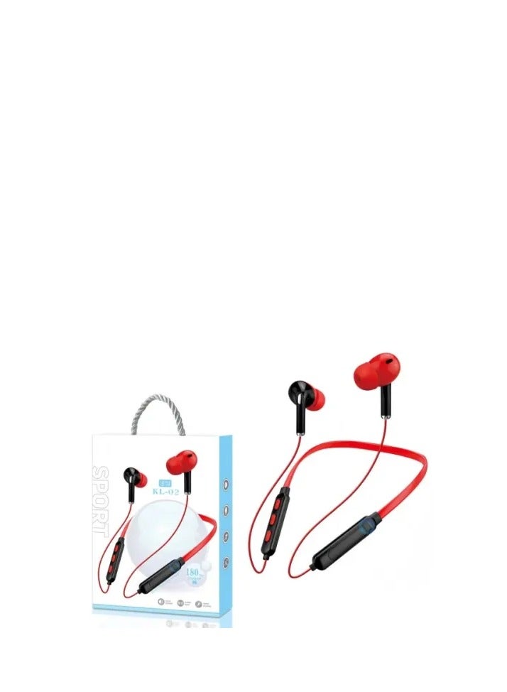 KIA Neckband Bluetooth Headphones, Bluetooth 5.0 Wireless Headphones 80Hrs Extra Long Playtime Stereo Bass in-Ear Headsets with Mic, IPX6 Waterproof Earbuds, Neckband Earphones for Sport, Business - Image 1