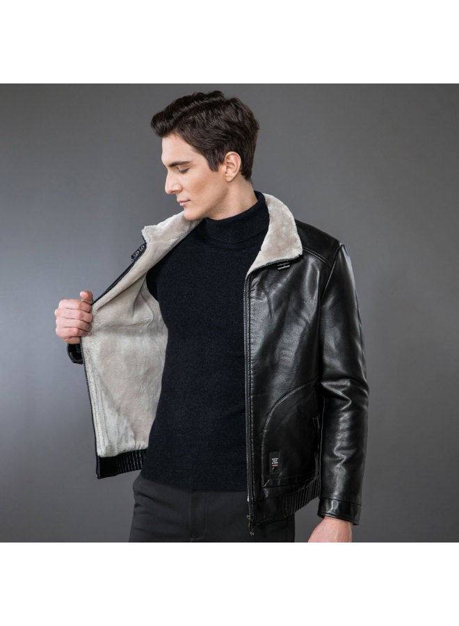 Tucano business Casual Windproof Long Sleeve Lapel Coat For Autumn/winter, Biker Jacket Top - Image 3
