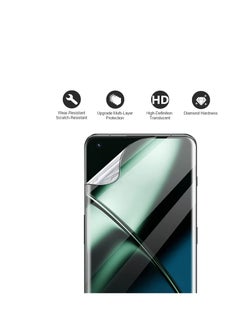 RINCO 2Pcs High Sensitivity Hydrogel Protective Film for OPPO Reno 10/10 Pro/ 9/9 Pro/9 Pro+/Reno 8T 5g,Transparent Soft TPU Screen Protectors  [Clear HD] (NOT Tempered Glass)  - Image 3