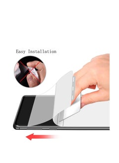 RINCO 2Pcs High Sensitivity Hydrogel Protective Film for OPPO Reno 10/10 Pro/ 9/9 Pro/9 Pro+/Reno 8T 5g,Transparent Soft TPU Screen Protectors  [Clear HD] (NOT Tempered Glass)  - Image 2