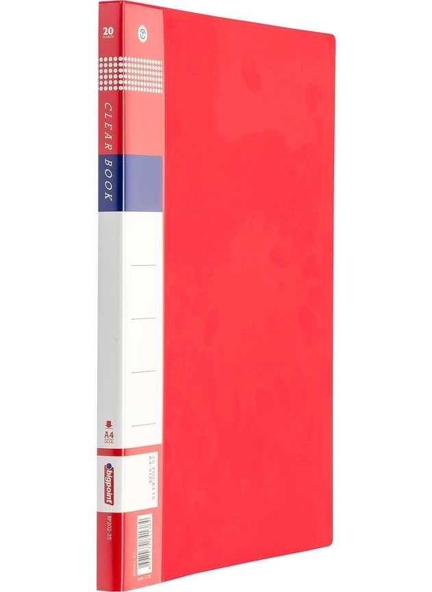Bigpoint Bp202-25 Presentation File 20 Pieces Red  - Image 1