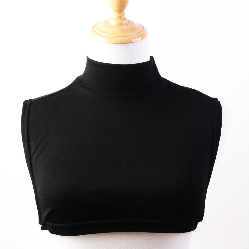 Unisex Fleece-Lined Sweater Collar Snood Dark gray  - Image 4