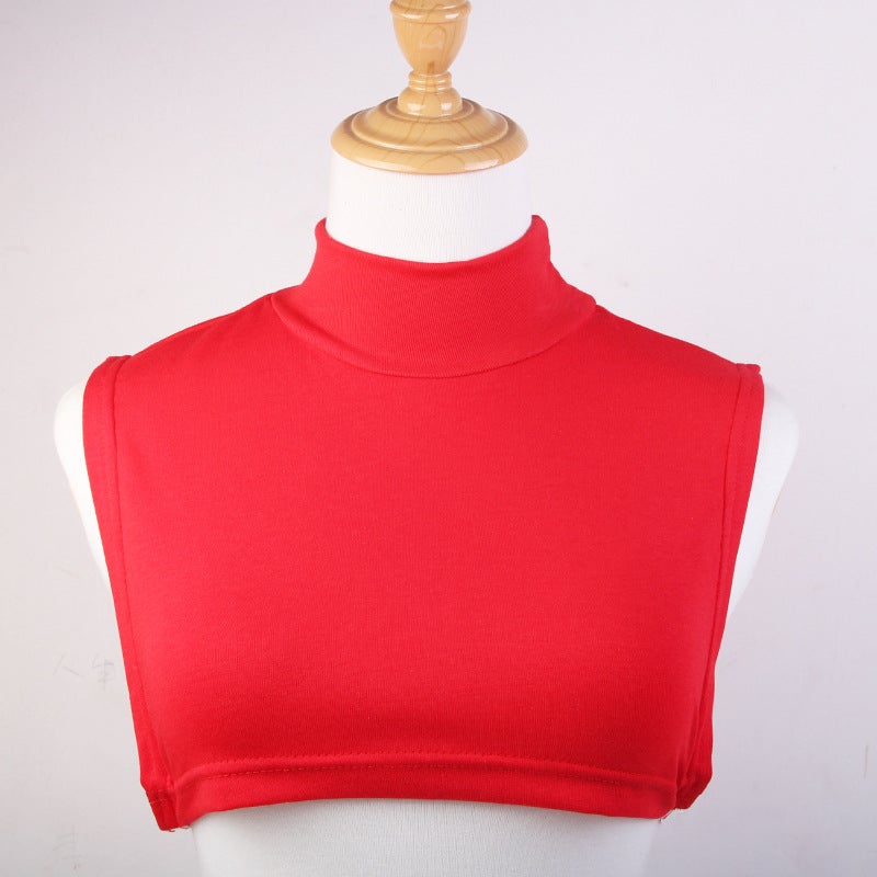Unisex Fleece-Lined Sweater Collar Snood Dark gray  - Image 5