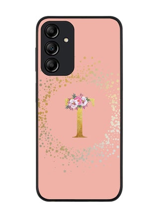 Rugged Black edge case for Samsung Galaxy A15 / A15 5G Case Cover- Custom Monogram Initial Letter Floral Pattern Alphabet-T  (Rose Pink) - pzsku/Z2CFE468990C0AD1ED0FFZ/45/_/1705913304/ac1f2616-2109-4b2f-accf-4e481a46b18c