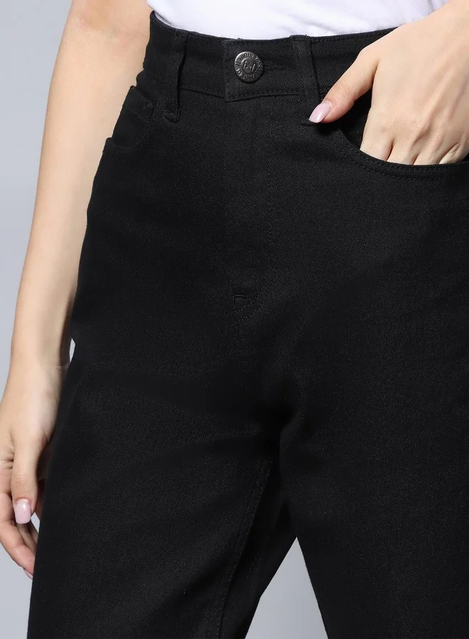HIGH STAR Women Black Jeans
