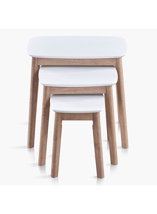 Home Box طقم طاولات نوردية مكون من 3 قطع 36 × 52.5 × 56 سم - Image 2