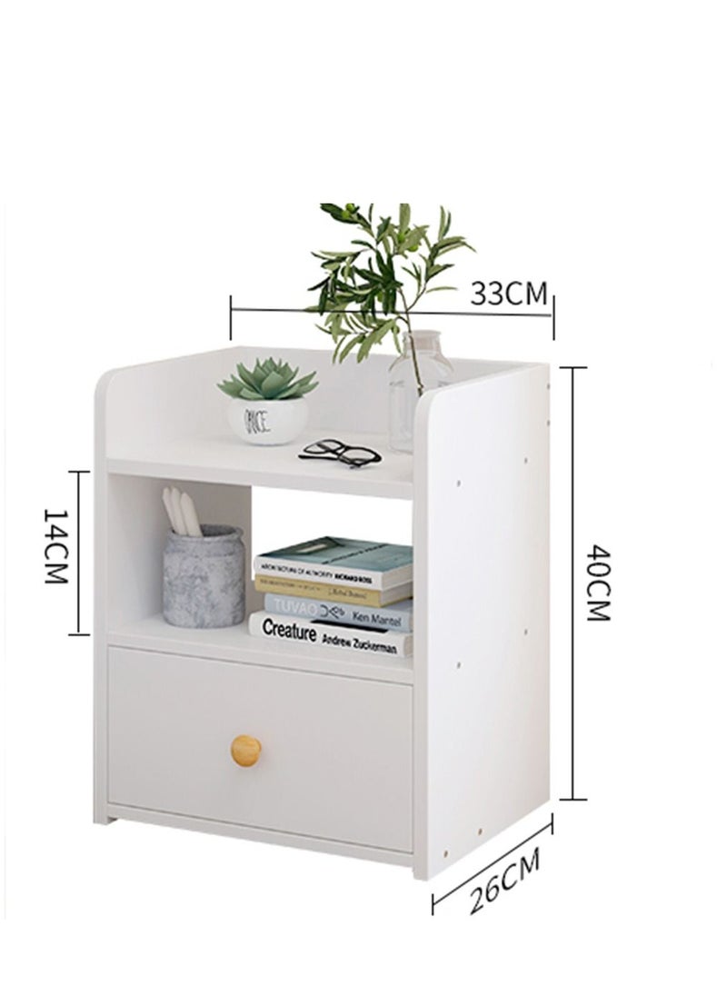 Sharpdo Modern Bedroom Bedside Table, Nordic Small Simple Nightstands, Fashion Rangement Storage Cabinet  - Image 4