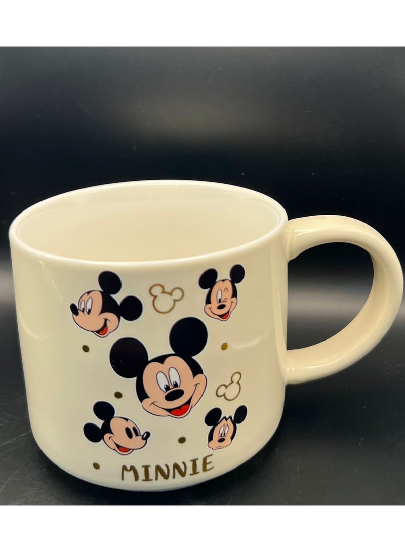 ميكي كوب سيراميك برسمة ميكي متكرره ظريفه - Image 1